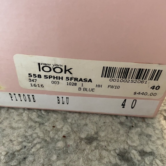 Rare SACCO Francesco Sacco Snakeskin Snake Python Metal Heel Pumps, 40/ 8.5US - Picture 8 of 11